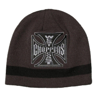 WCC OG CROSS BEANIE, DARK GREY