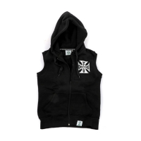 WCC MALTESE CROSS SLEEVELESS HOODIE