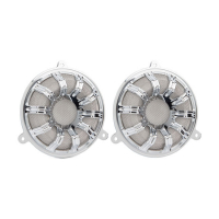 NESS SPEAKER GRILLS 10-GAUGE CHROME