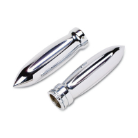 TORPEDO BILLET GRIPS, CHROME