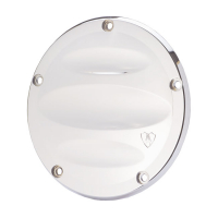 SCALLOPED DERBY COVER, CHROME