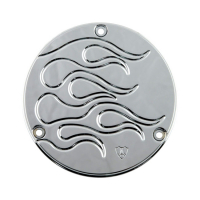 FLAMED DERBY COVER, CHROME