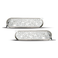 ENGRAVED LATCH COVERS, CHROME