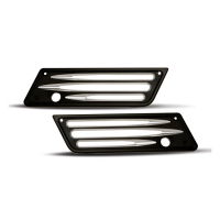 DEEP CUT LATCH COVERS, BLACK