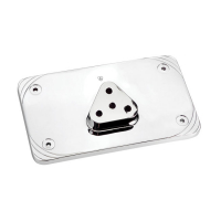 LICENSE PLATE BACKING FRAME, STEPPED