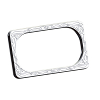 BILLET ALU LICENSE PLATE FRAME, ENGRAVED