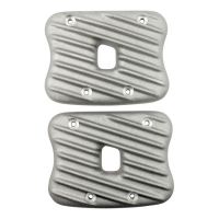 EMD, SPORTSTER RIBSTER ROCKER COVER SET. RAW