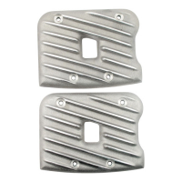 EMD, RIBSTER ROCKER COVER SET. SEMI-POLISHED