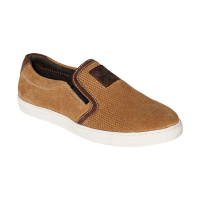 WCC OUTLAW SUEDE SLIP-ONS CHESTNUT/BROWN