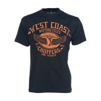 WCC WINGS LOGO T-SHIRT SOLID BLACK