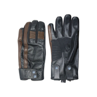 WCC GRUNGE LEATHER RIDING GLOVES TOBACCO BROWN