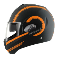 SHARK EVOLINE HELMET MOOVUP BLACK/ORANGE