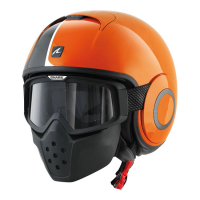 HELMET RAW, STRIPE ORANGE.XS