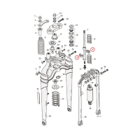 SPRING SEAT, SOFTAIL SPRINGER FORK