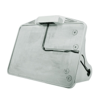 CPV, SIDE MOUNT LICENSE PLATE BRACKET KIT. POLISHED EU