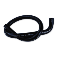 S&S FUEL LINE HOSE 90 DEGR 19 INCH LONG