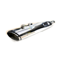 V&H LEFT HAND MUFFLER FOR OVAL SLIP-ONS