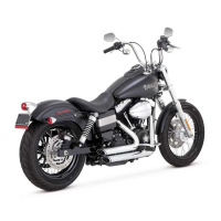 VANCE & HINES, 2-1/2" SHORTSHOTS STAGGERED EXH. CHROME