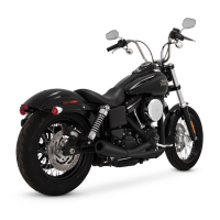 VANCE & HINES, 2-1 UPSWEEP EXHAUST. BLACK