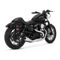 VANCE & HINES, 2-1 UPSWEEP EXHAUST. CHROME