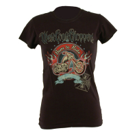 WCC BORN TO RIDE T-SHIRT BLACK, L