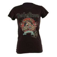 WCC BORN TO RIDE T-SHIRT BLACK, S