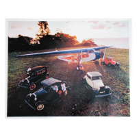 COLONY POSTER -AIRPLANE & CAR-