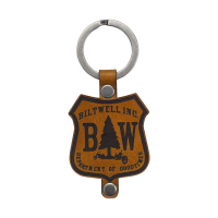 BILTWELL KEYCHAIN GOOD TIMES BROWN