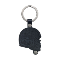 BILTWELL KEYCHAIN SKULL BLACK