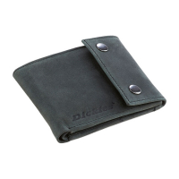 DICKIES WEST RIDGE LEATHER WALLET BLACK