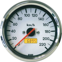 SPEEDO ELEC. 80MM WHT.FACE 220