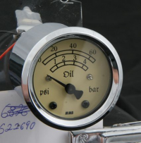 MMB RETRO OIL PRESSURE 60PSI CHR / IVORY