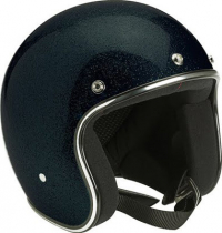 BILTWELL OPENFACE HELMET MIDNIGHT BLACK