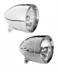 SMOOTH 5 3/4" HEADLIGHT HOUSING, CHROME