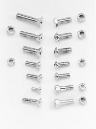 FRONT ROTOR SCREW & NUT KIT, 5/16-18 X 1"