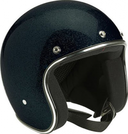 BILTWELL OPENFACE HELMET MIDNIGHT BLACK