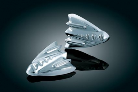 CHROME INNER FAIRING COVER PLATES