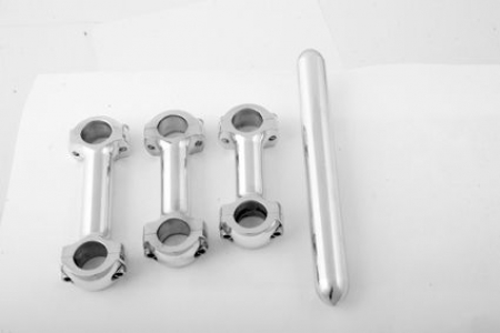 WE BAR FOR DOG BONE RISER CHROME