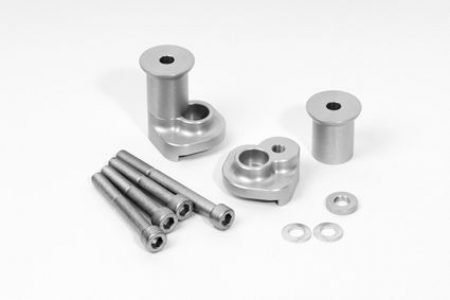 LSL CRASH PAD MOUNTING KIT XB9/12 SILVER