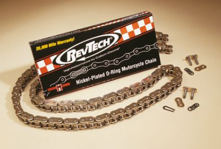 O-RING CHAIN, NICKEL PLATED, 102 LINKS