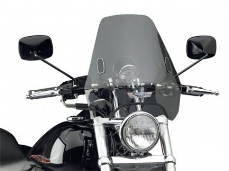 DEFLECTOR SCREEN DX INCL. MOUNTING KIT, 15.5" HIGH, TINTED