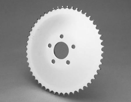 REAR SPROCKET, CHROME, FLAT, 51 TOOTH