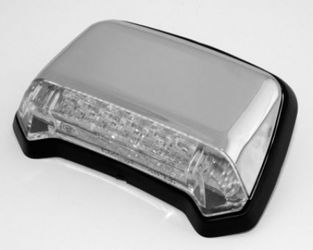 LED TAILLIGHT CHROME / WHITE