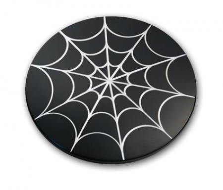 INSERT DERBY COVER,SPIDER WEB, BLACK