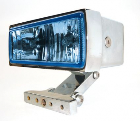 HEADLAMP CHROMEHOUSING BLUE GLAS