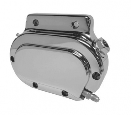 6-SPEED HYDRAULIC CLUTCH ACTUATOR COVER, CHROME SMOOTH