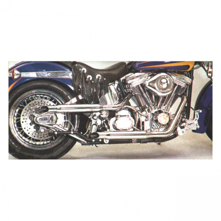 PAUGHCO, SHOTGUN SHORTY EXHAUST (38"). CHROME