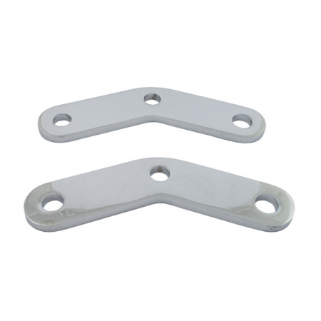 SOFTAIL PASSENGER PEG RISER BRACKETS. CHROME