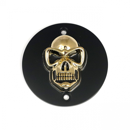 SKULL POINT COVER. BLACK/GOLD