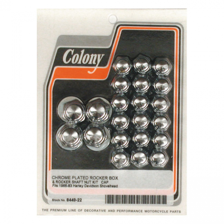 COLONY ROCKER BOX NUT KIT, CAP STYLE